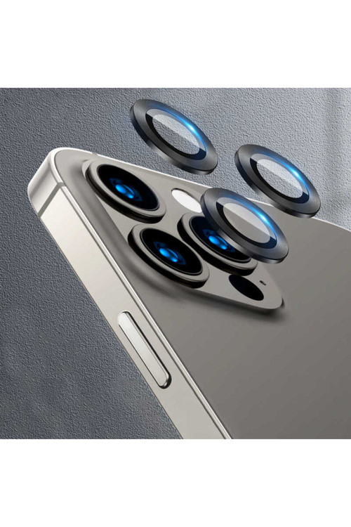 İphone 13 Pro Uyumlu Klfs Cl-04 Kamera Koruyucu-Siyah