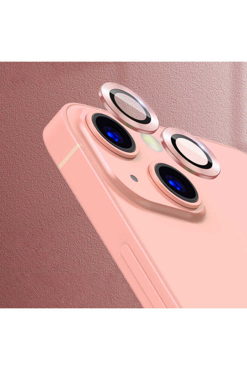 İphone 13 Mini Uyumlu Klfs Cl-07 Kamera Koruyucu-Rose Gold