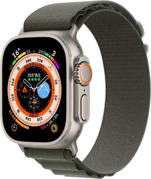 Watch 7 45Mm Uyumlu Krd-74 Hasır Klfs Kordon-Yeşil