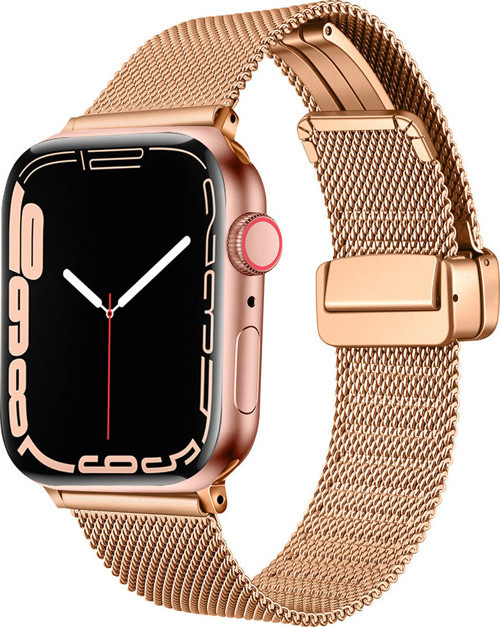 Watch 44Mm Uyumlu Krd-85 Metal Klfs Kordon-Rose Gold