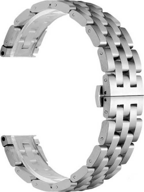 Huawei Watch Gt 3 42Mm Uyumlu Krd-20 Metal Klfs Kordon-Gümüş