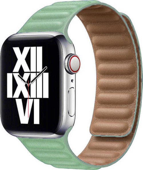 Watch 40Mm Uyumlu Krd-34 Deri Klfs Kordon-Açık Yeşil