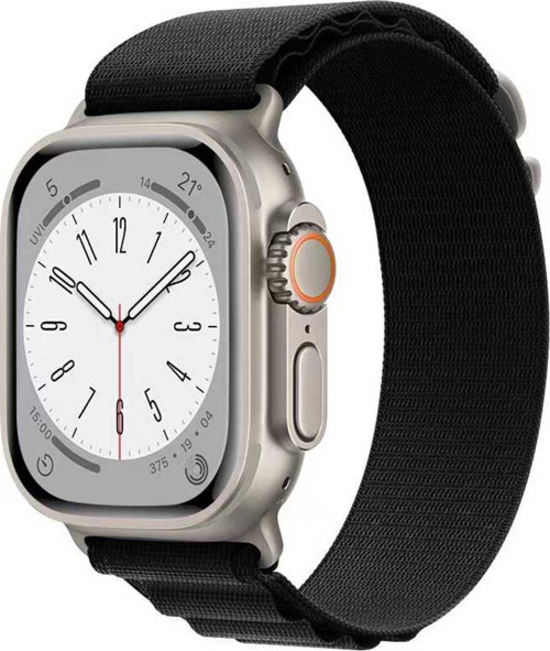 Watch 7 45Mm Uyumlu Krd-74 Hasır Klfs Kordon-Siyah