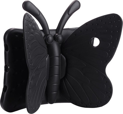 Galaxy Tab A8 10.5 Sm-X200 (2021) Uyumlu Klfs Butterfly Standlı Tablet Kılıf-Siyah