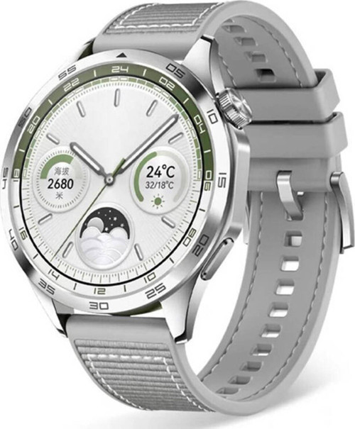 Galaxy Watch 46Mm Uyumlu Klfs- Krd-102 22Mm Silikon Kordon-Gri