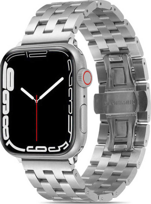 Watch 44Mm Uyumlu Krd-20 Metal Klfs Kordon-Gümüş