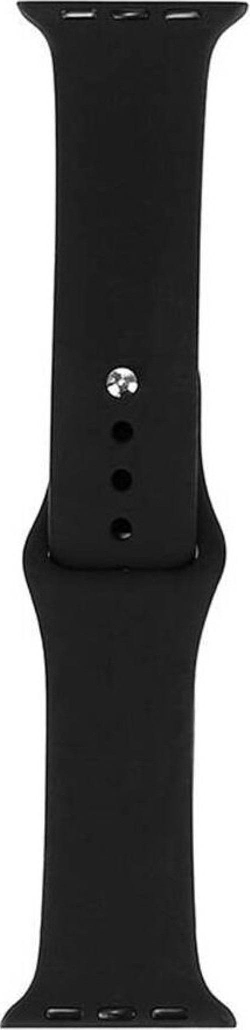 Watch 38Mm Band Serisi Klasik Kordon Silikon Strap Kayış-Siyah