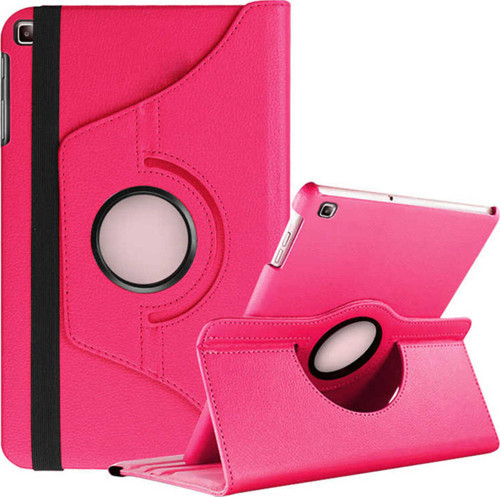 Galaxy Tab A 10.1 (2019) T510 Uyumlu Klfs Dönebilen Standlı Kılıf-Pembe