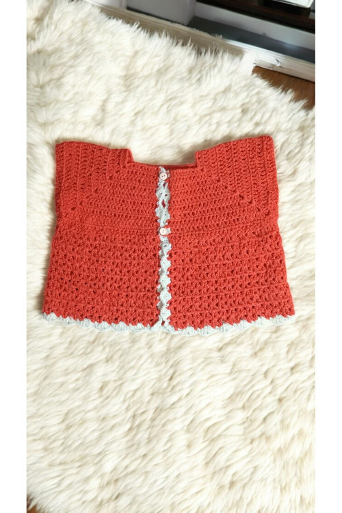 Örme Neşeli Rengarenk Bebek Hırkaları 0-3 Ay