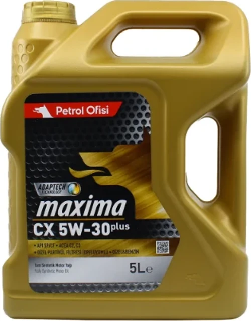 Maxima CX 5W30 5 Lt Tam Sentetik Partiküllü Motor Yağı