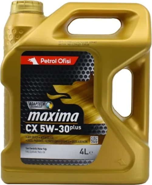 Maxima CX 5W30 4 Lt Tam Sentetik Partiküllü Motor Yağı