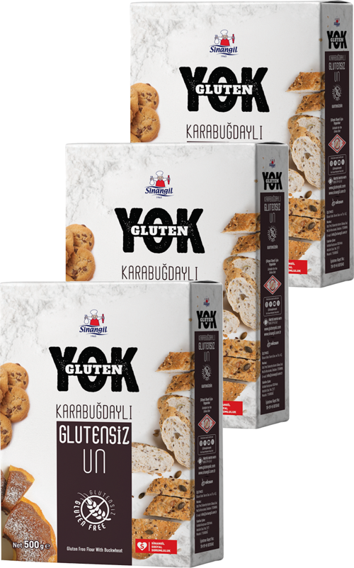 Karabuğdaylı Glutensiz Un 500 gr x 3 Adet
