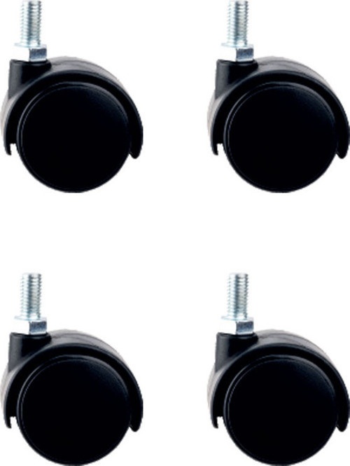Büyük Plastik Vidalı Teker - 50MM HKS127 - 4 Adet