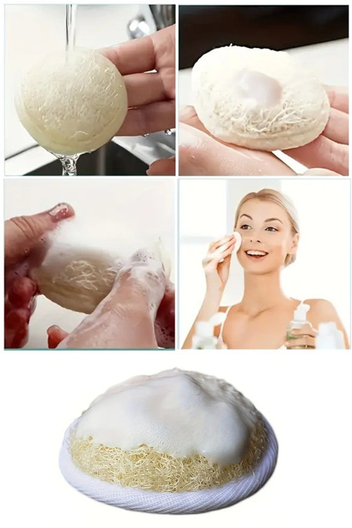 Yüz Kesesi Doğal Kabak Kese Lif Peeling Lifi