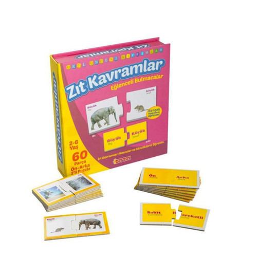 Eğlenceli Bul Zıt Kavramlar - 1390