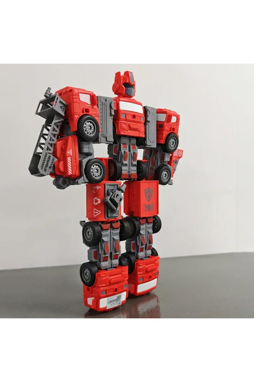 Learning Fun 5in1 Dönüşebilen Robot ve Itfaiye Araçları Serisi