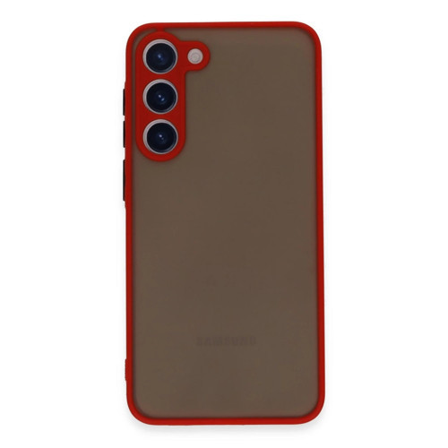 Samsung Galaxy S23 Plus Kılıf Montreal Silikon Kapak - Kırmızı