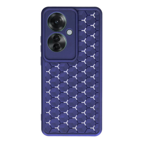 Oppo Reno 11f Kılıf Petek Silikon Kapak - Lacivert