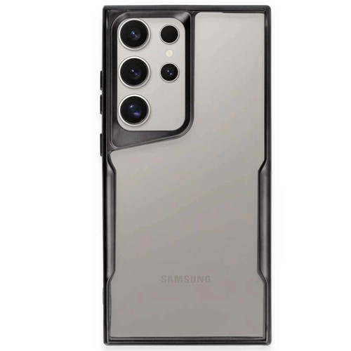 Samsung Galaxy S23 Ultra Kılıf Boyi Silikon Kapak - Siyah