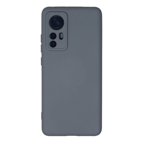 Xiaomi Mi 12 Kılıf Nano İçi Kadife Silikon - Gri