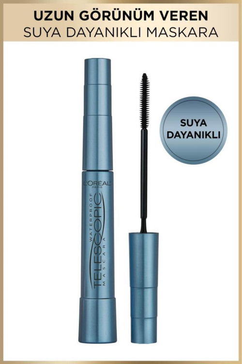 Telescopic Suya Dayanıklı Maskara - Siyah