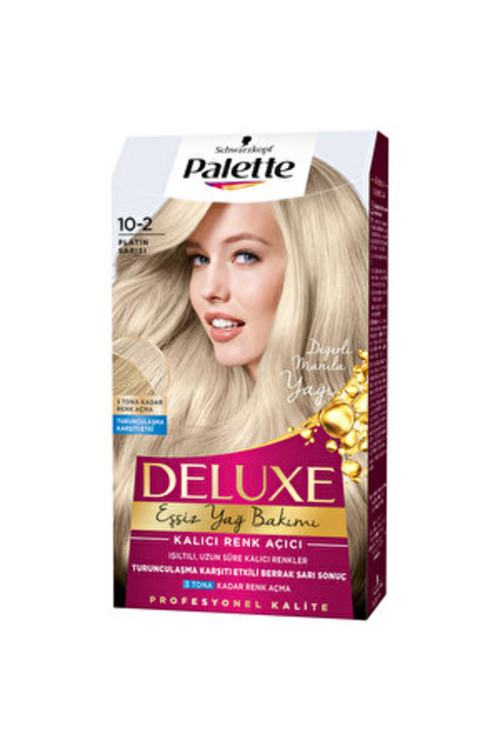 ( 2 ADET ) Palette Deluxe Saç Boyası 10-2 Platin Sarısı