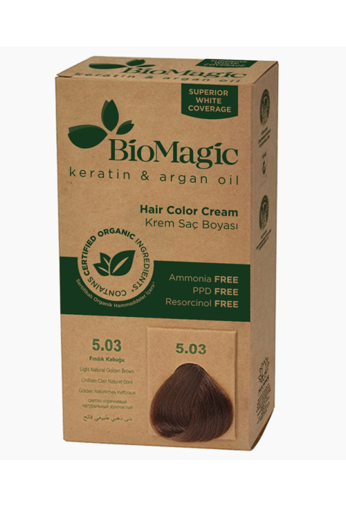 Argan Yaglı Doğal İçerikli Organic Fındık Kabuğu No. 5.03 Saç Boyası,,……Koçak_1