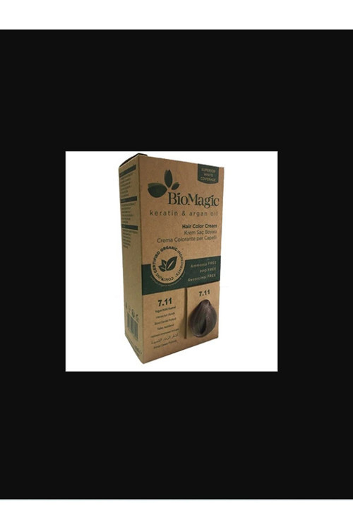 Doğal Organic 7.11 Yogun Küllü Kumral Kalıcı Krem Saç Boyası 60 Ml GKÜrün170