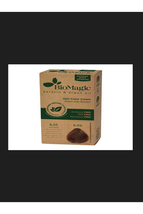 Doğal Organic 6.03 Kahve Köpüğü Kalıcı Krem Saç Boyası 60 Ml ….307