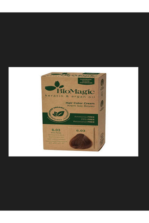 Doğal Organic 6.03 Kahve Köpüğü Kalıcı Krem Saç Boyası 60 Ml GKÜrün138