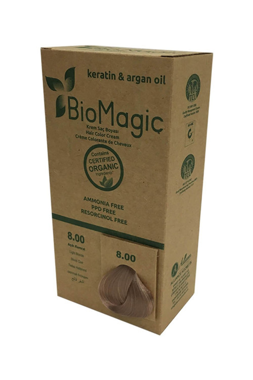 Doğal Organic 8.00 Kahve Kalıcı Krem Saç Boyası 60 Ml GKÜrün167