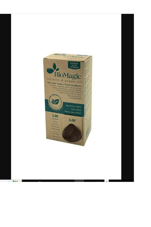 Doğal Organic Kalıcı Krem Saç Boyası 60ml. Koyu Kahve No:3.00 NEHİR230624