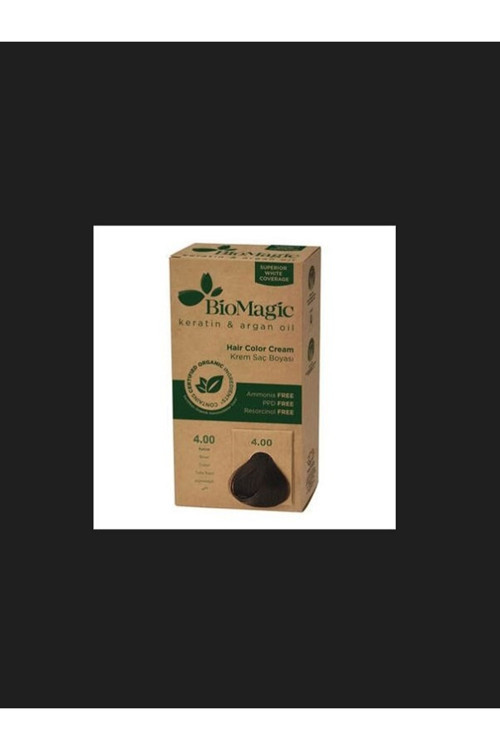 Organik Saç Boyası Kahve No: 4.00//60 Ml,