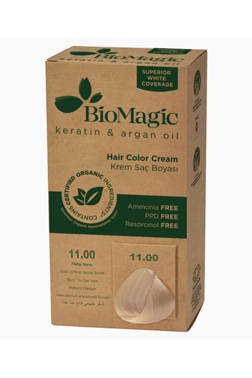 Natural Organic Ivory Yellow No. 11.00 Cream Super Hair Dye KeyÜrün1207