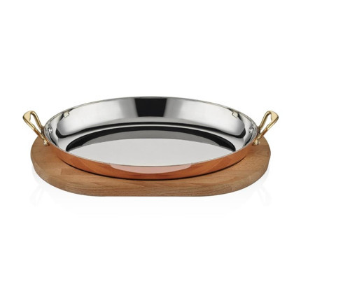 Multi Metal Bakır Oval Sahan ve Nihale A101OV30A