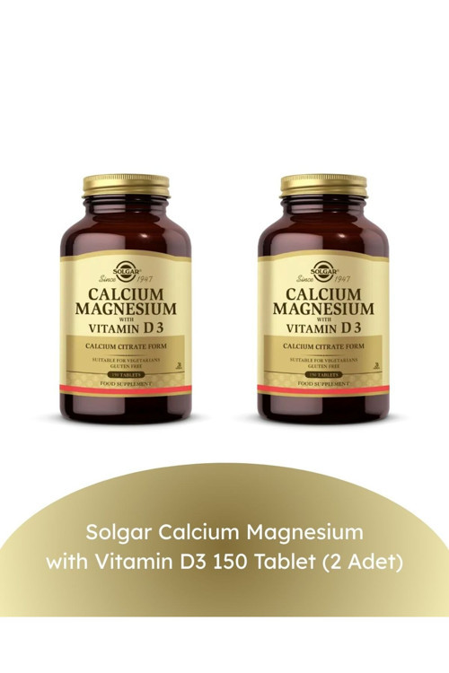 Calcium Magnesium with Vitamin D3 150 Tablet (2 Adet)