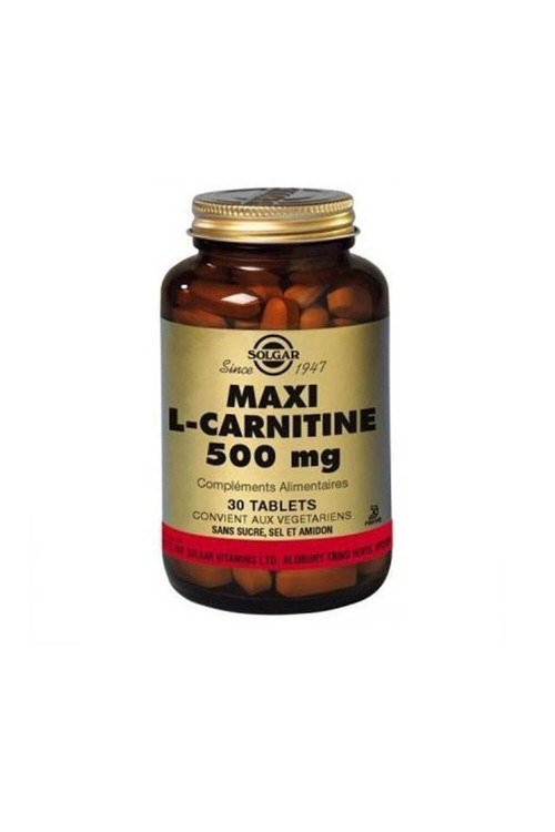 Maxi L-carnitine 500 Mg 30 Tablet