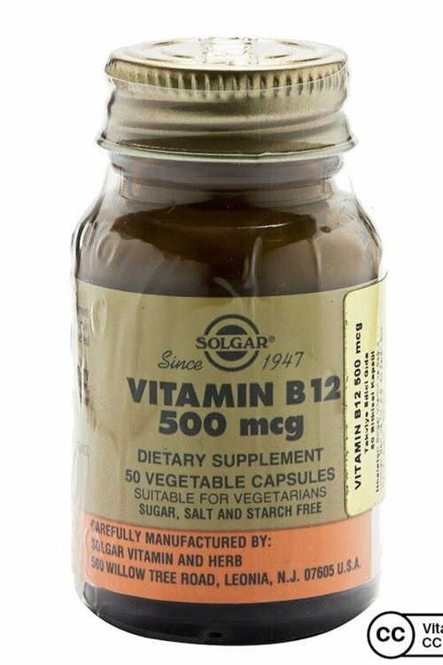 Vitamin B12 500 Mg 50 Kapsül 08-2024