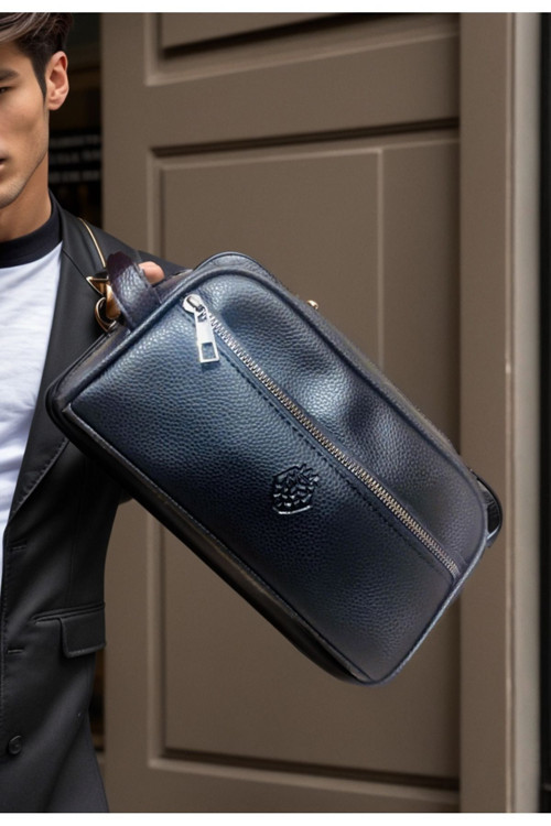 Deri El Çantası Traş Ve Seyehat Çantası (1.Kalite Vinleks Deridir) 22X12X10 Cm