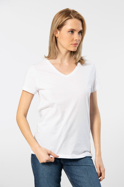 Kadın T-shirt Beyaz Venice Venice/Beyaz