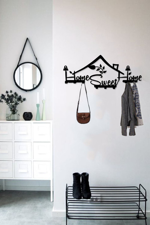Home Sweet Home Metal Askılık