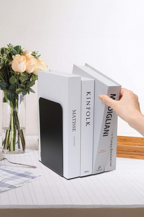 Dekoratif Kitap Tutucu - Metal Kitap Ayracı - Kitap Standı 2'Li Set