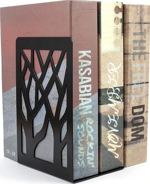 Ağaç Desenli Kitap Desteği Kitap Tutucu Ev Ve Ofis Dekoratif Aksesuar 2 Li Set