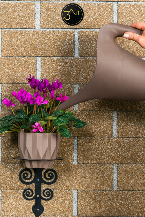 Duvar Tipi Saksılık - Estetik Ferforje Tasarım