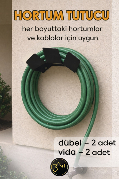 Metal Hortum Tutucu – Bahçe Hortumu Askısı