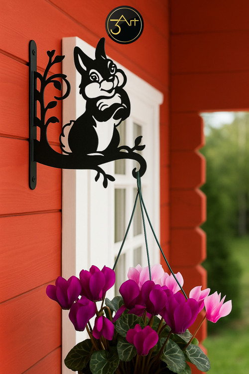 Duvar Tipi Saksılık - Estetik Ferforje Tasarım