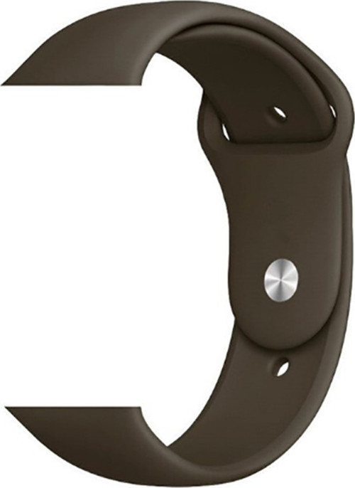 Watch Ultra 49Mm Klfs Krd-140 Silikon Kordon Strap Kayış - Kahverengi-Siyah
