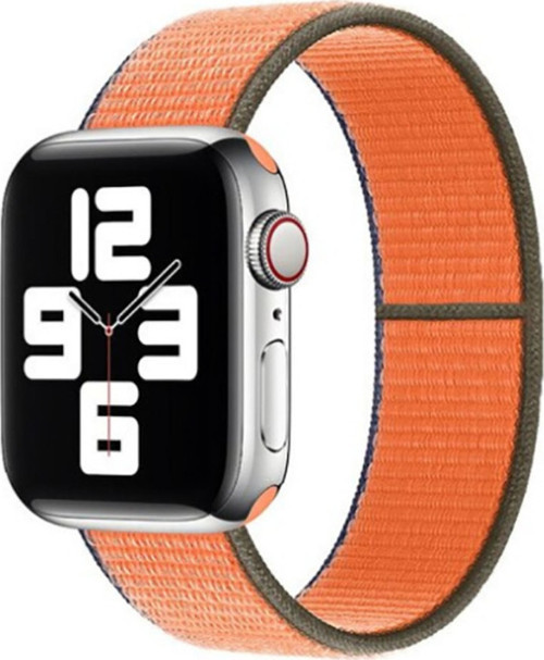 Watch 40Mm Kordon Band-03 Serisi Hasır Strap Kayış-Papaya