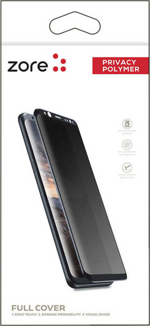 Huawei P Smart 2019 Uyumlu Davin 5D Privacy Cam Klfs Ekran Koruyucu