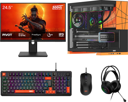 DRx8650 Ryzen 7 5700X 32GB 1TB NVMe 12GB RTX5070 24.5 İnç 300Hz 1ms Oyuncu Oem Paket